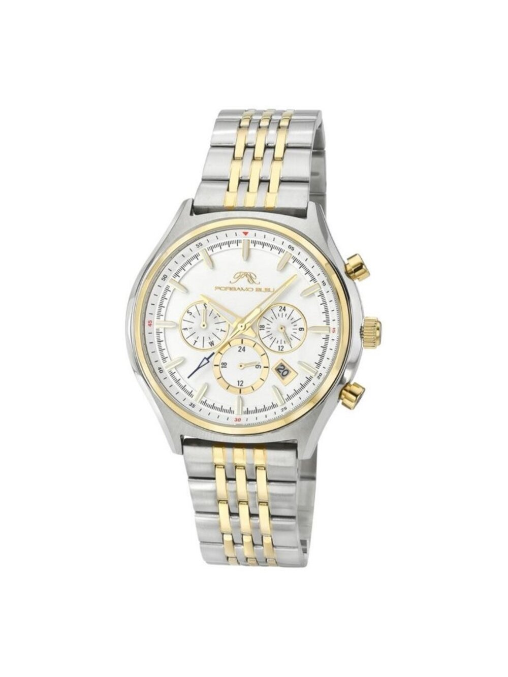 NWT Porsamo Bleu Charlie Two-tone Dial Men's Watch